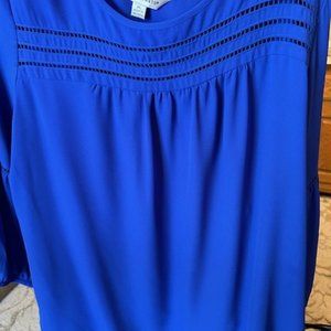 Counterpart XL royal blue blouse. LIKE NEW!